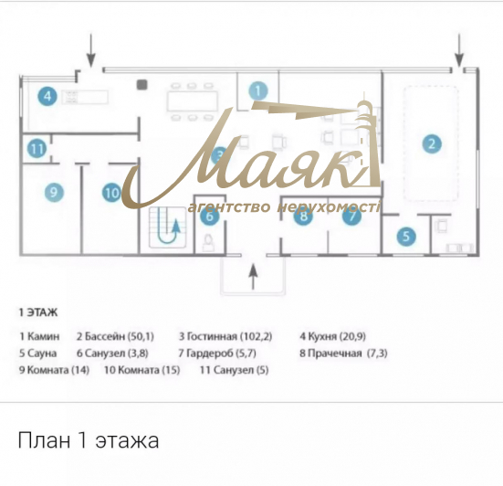 Продажа современного дома с ремонтом на 55 сотках земли Киевское Море